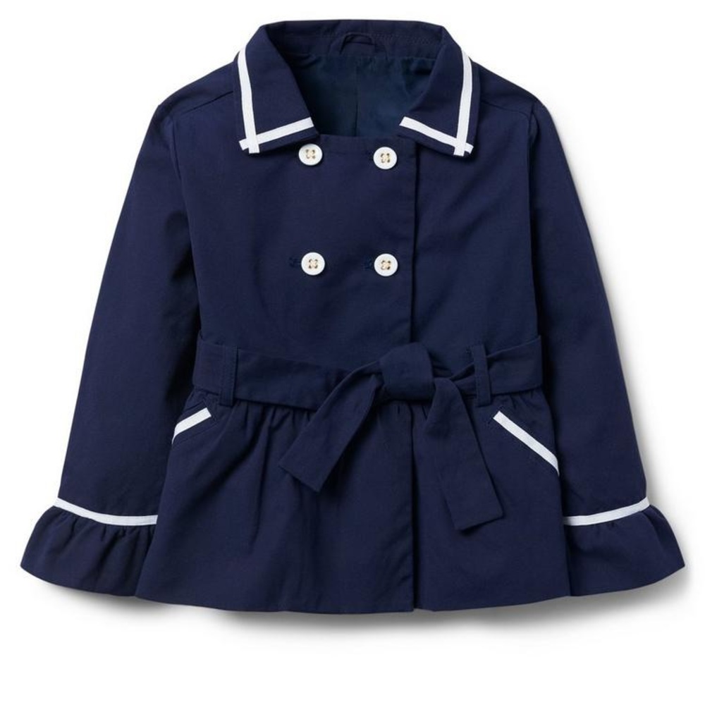 NWT Janie and Jack Navy Trench Coat